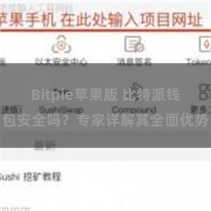 Bitpie苹果版 比特派钱包安全吗？专家详解其全面优势