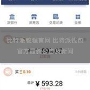 比特派教程官网 比特派钱包官方最新公告及新闻