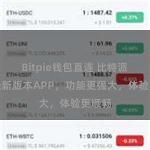 Bitpie钱包直连 比特派发布最新版本APP，功能更强大，体验更顺畅
